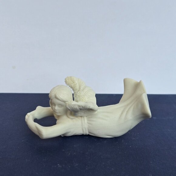 Vintage Candle Climber set of 2 Angels in Original Box Ceramic Candle Hugger - Picture 5 of 10